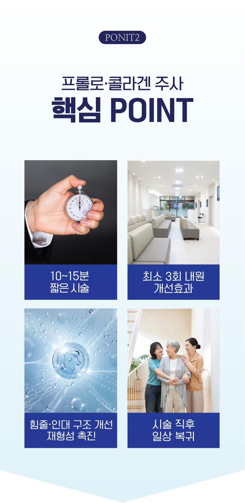 플롤로'콜라겐 주사 핵심 POINT! 